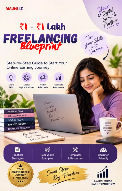 Cover of ₹0 to ₹1 Lakh Freelancing Blueprint